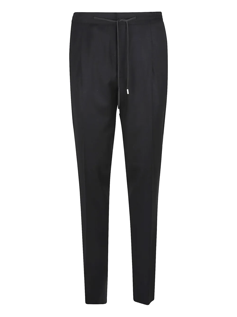 Lardini drawstring pleated trousers | Black | Image 1