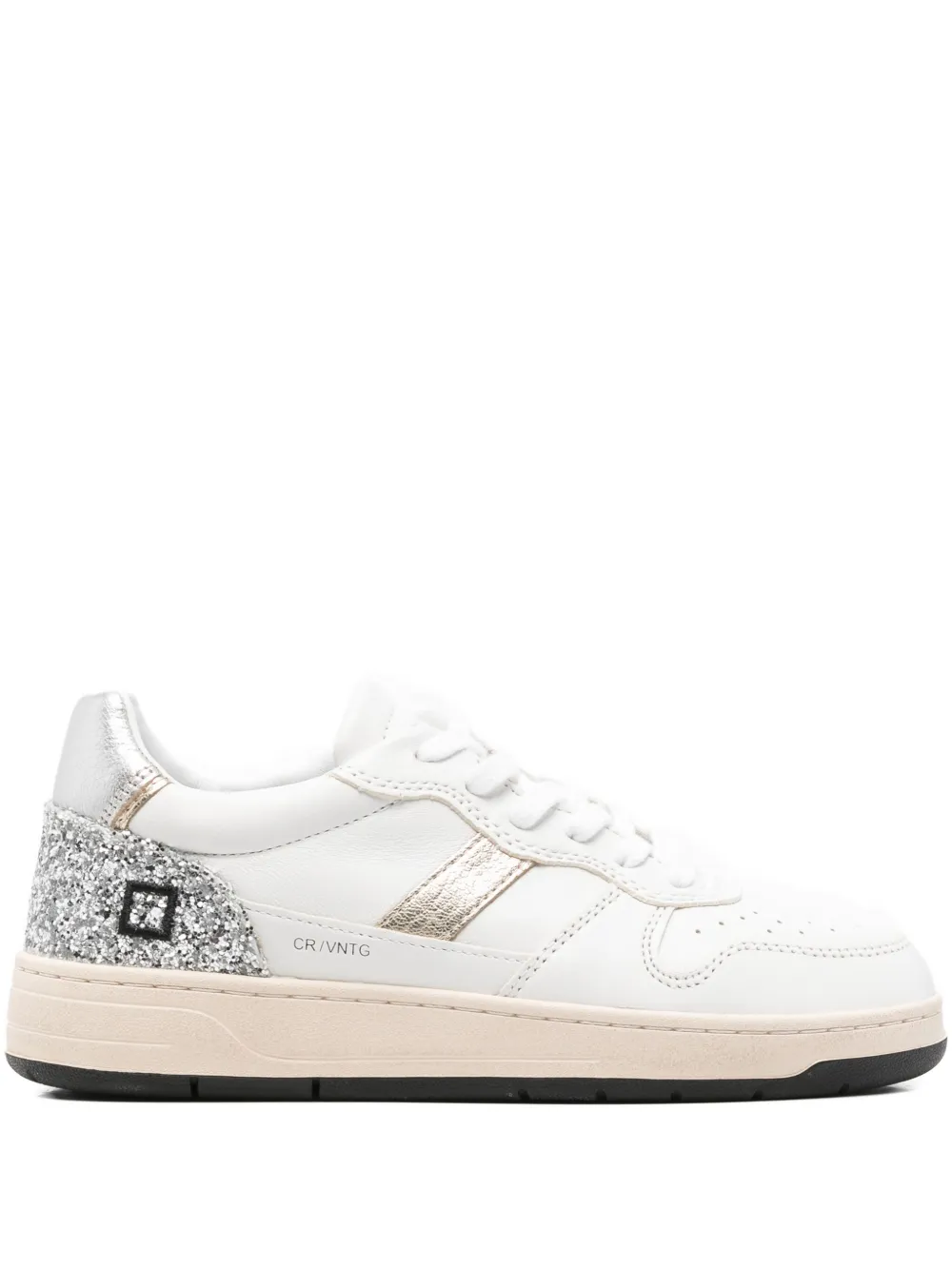 Date Court 2.0 Glitter-detail Sneakers In White