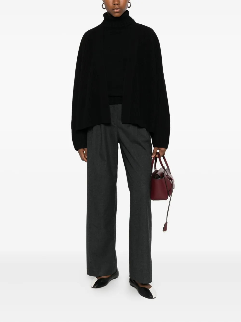 Dušan Open-front Cardigan In Black