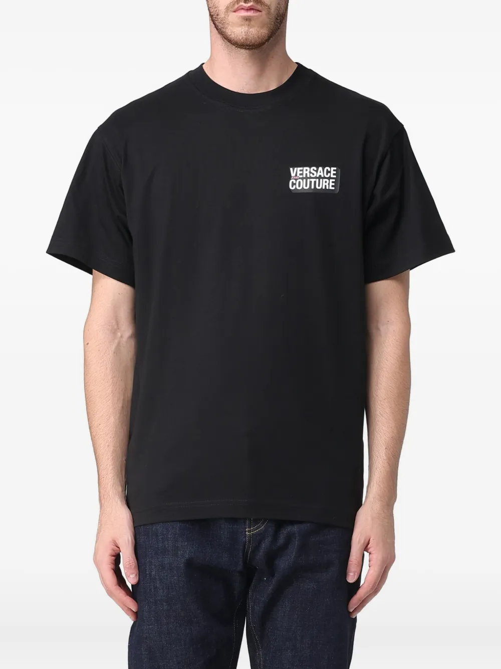 Versace Jeans Couture logo-print T-shirt - Nero