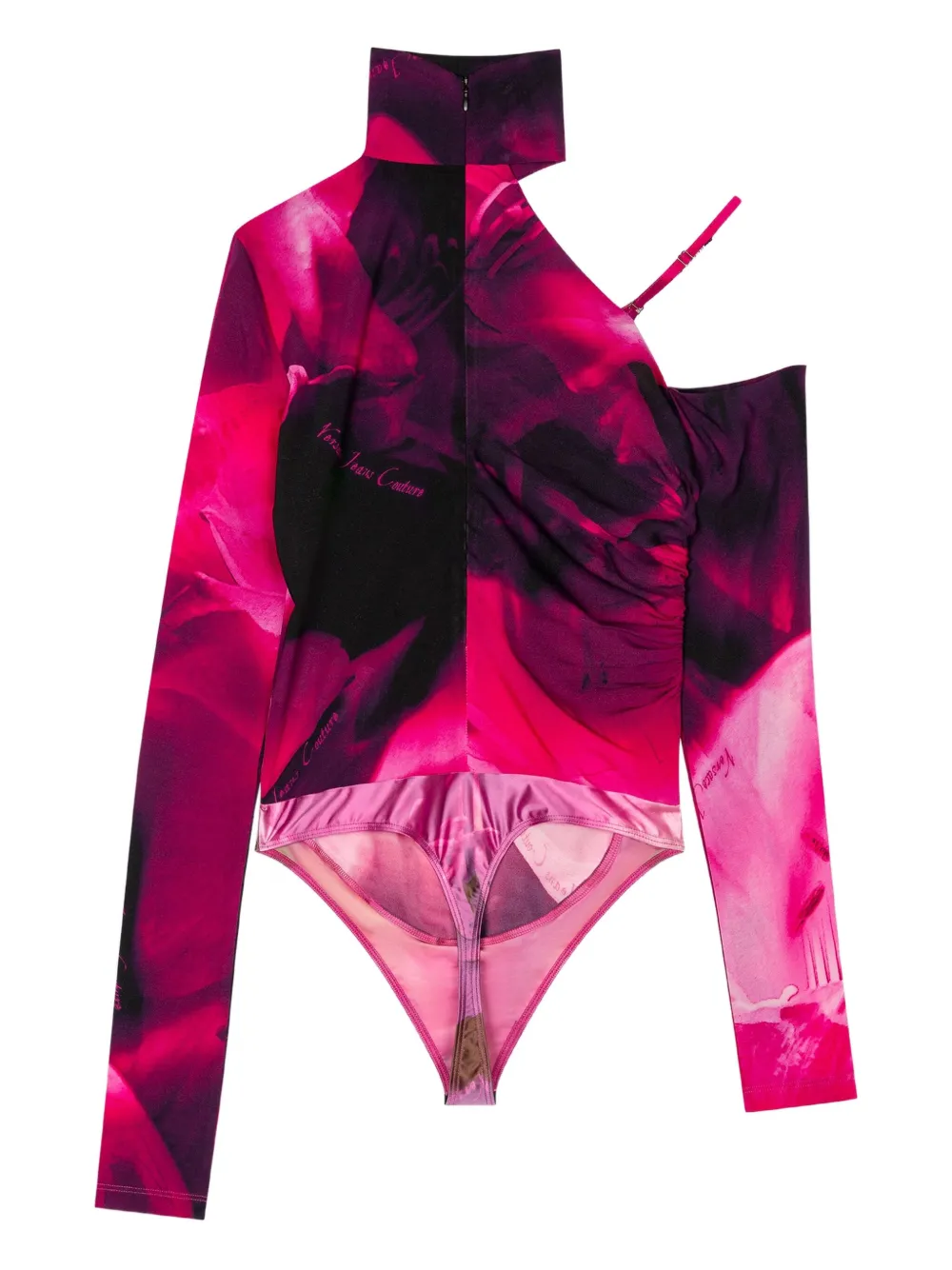 Versace Jeans Couture floral-print bodysuit - Roze