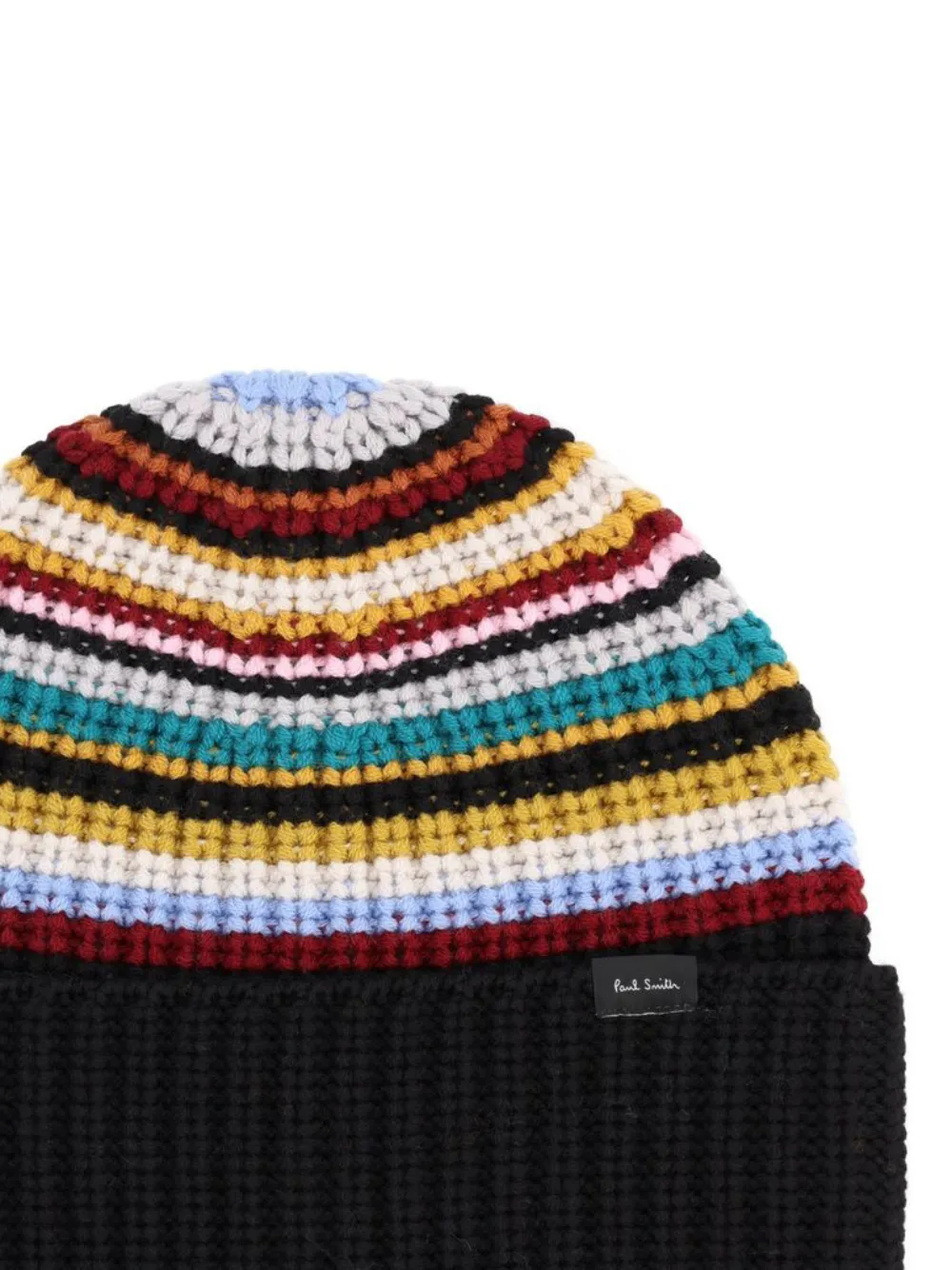 Paul Smith Gestreepte muts - Zwart