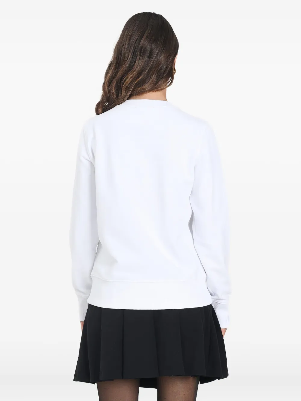 Versace Jeans Couture Sweater met logopatch Wit