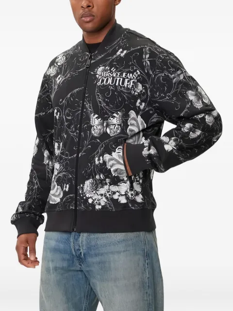 Versace Jeans Couture chamarra bomber con cierre