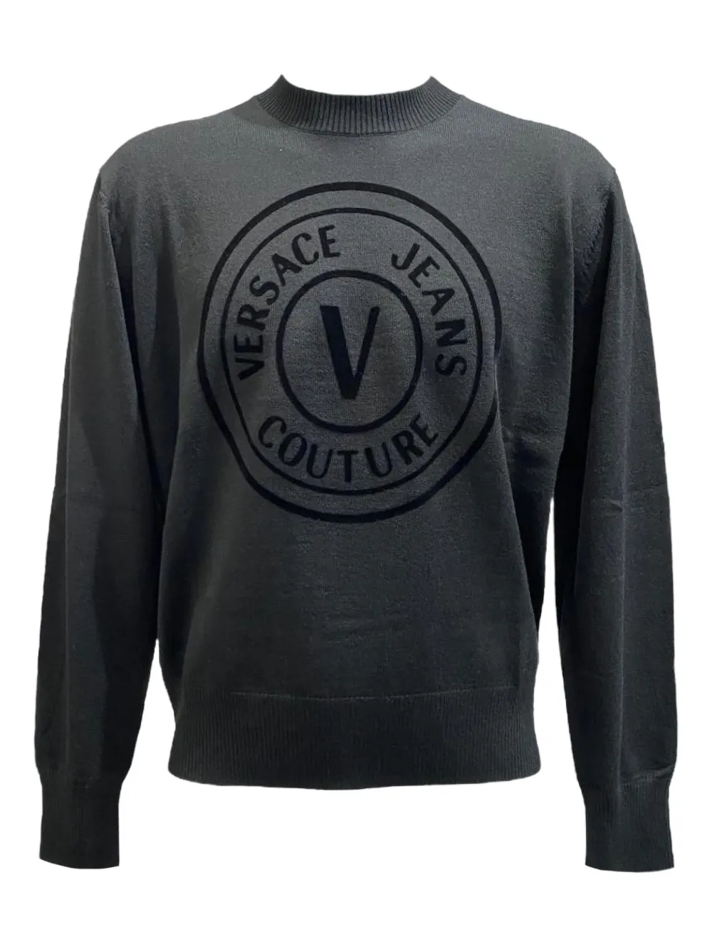 Versace Jeans Couture suéter con estampado gráfico | negro | Image 1