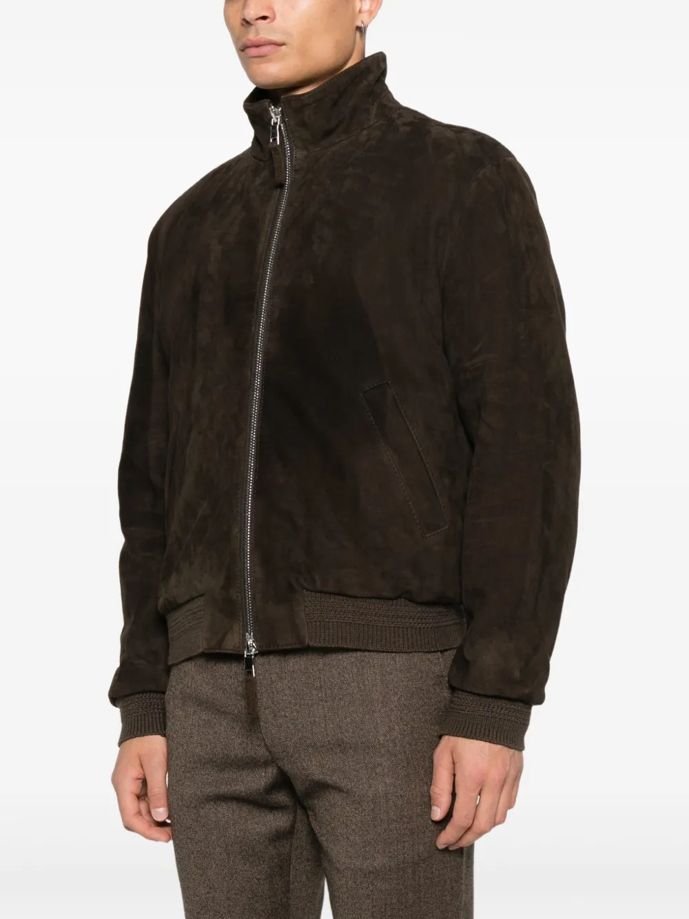 The Jack Leathers Leather Jacket In Brown