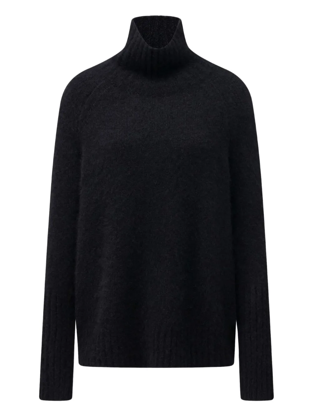 LU REN タートルネック セーター - ブラック