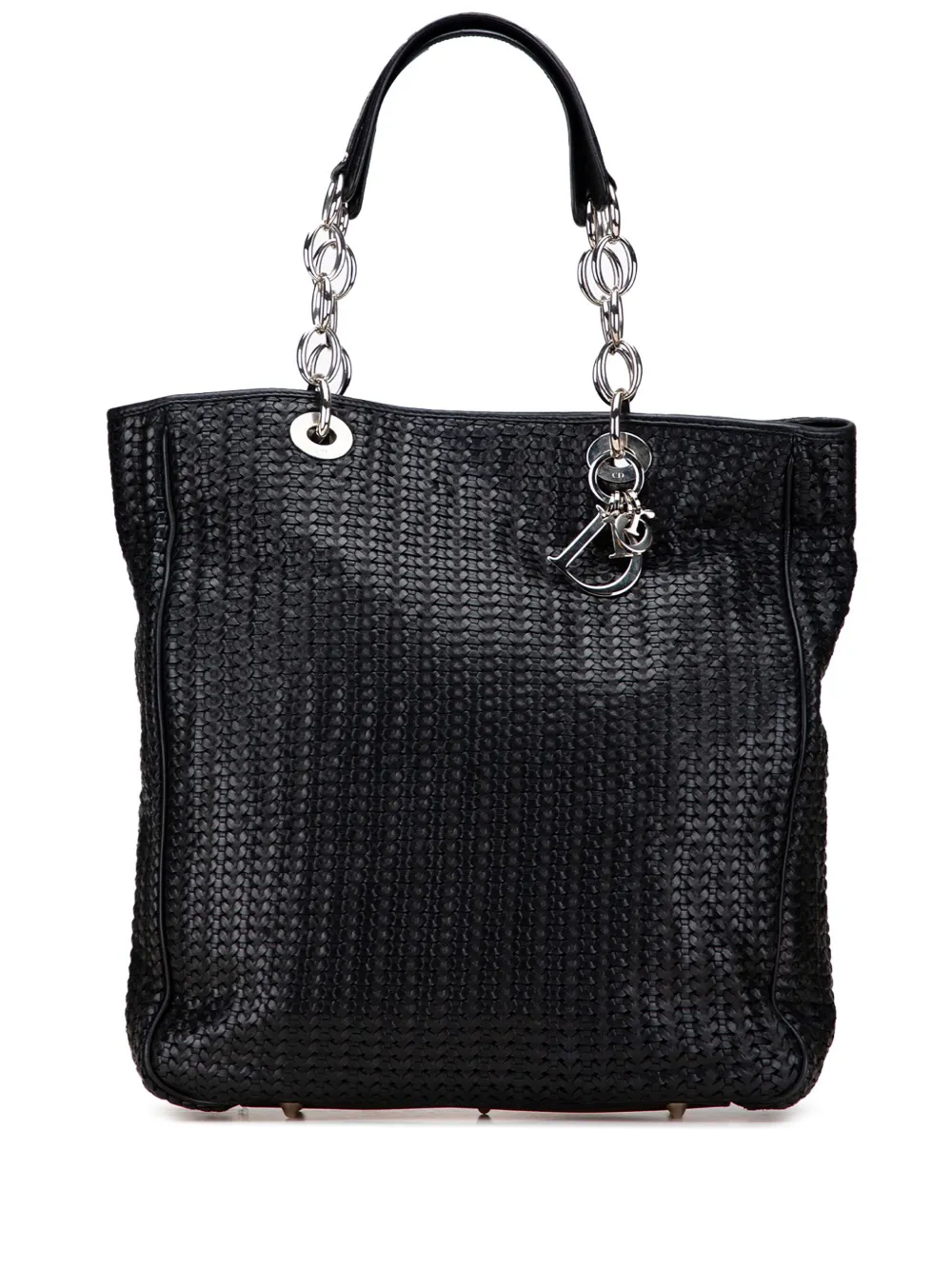 Christian Dior Pre-Owned 2008 ラージ ウーブン ラムスキン レディ ディオール ソフト ショッピング