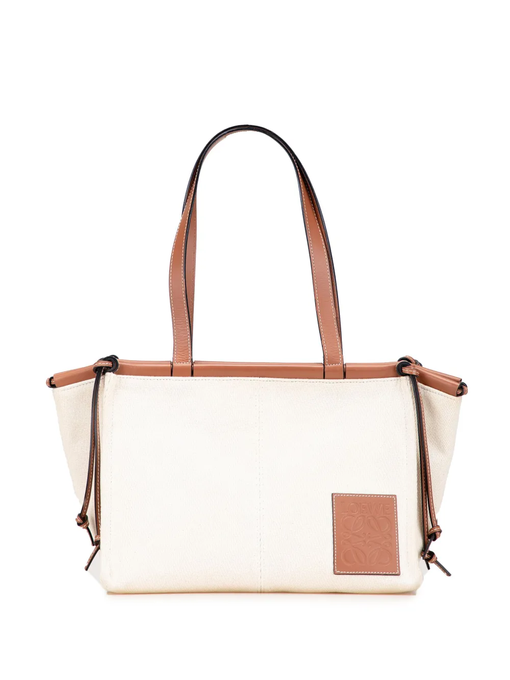 Loewe Pre-Owned 2020 Small Canvas Cushion tote bag | Brown | Image 1