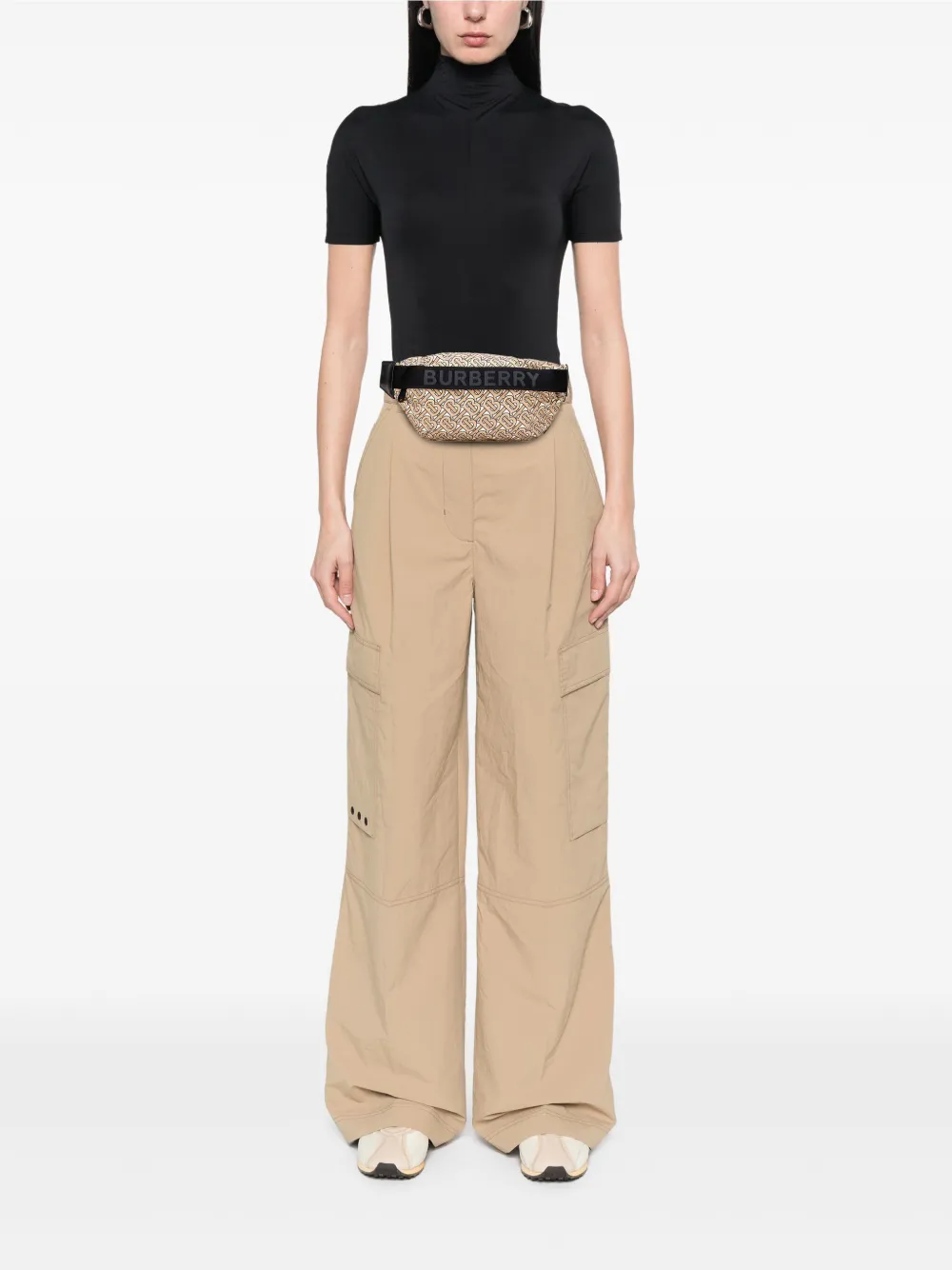 Burberry Pre-Owned 2018-2023 TB Monogram Nylon Sonny belt bag | Pre-Owned | Image 2