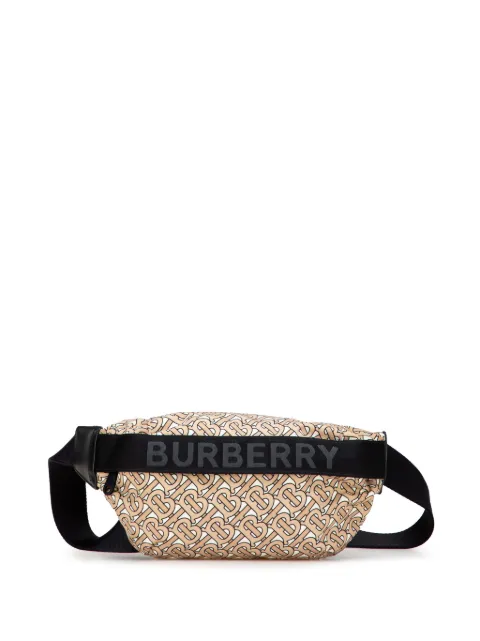 Burberry Pre-Owned 2018-2023 TB Monogram Nylon Sonny belt bag