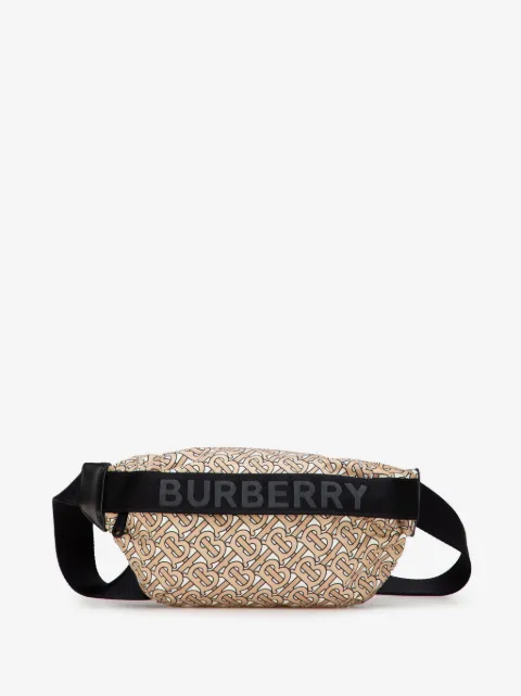 Burberry Pre-Owned 2018-2023 TB Monogram Nylon Sonny belt bag