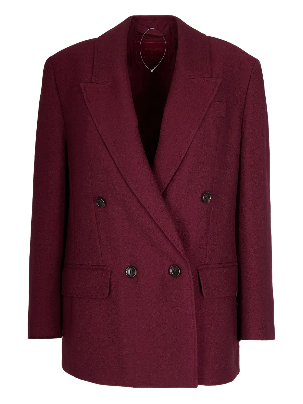 Marella double-breasted fluid jacket | Red | Image 1