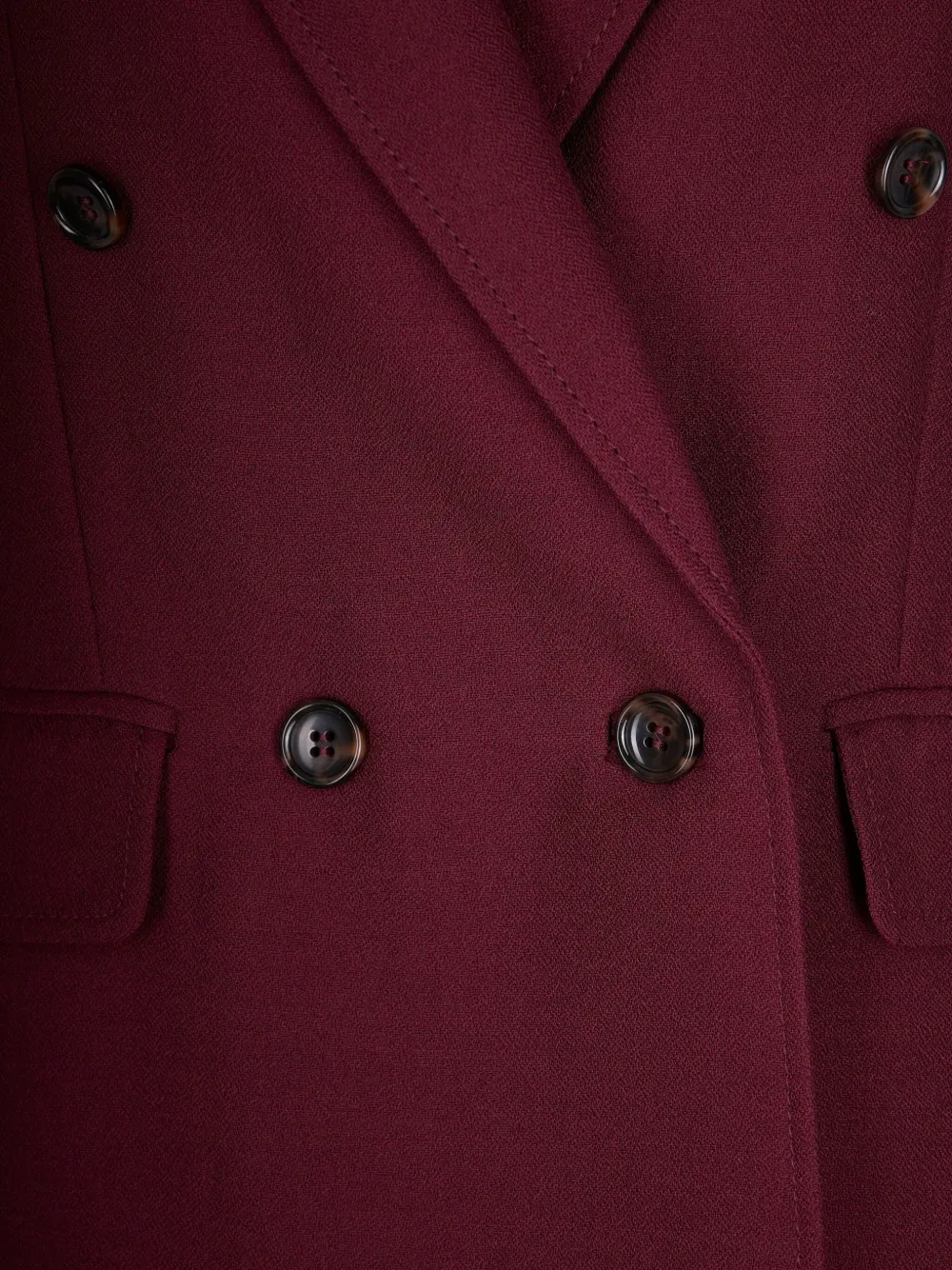 Marella Jack met dubbele rij knopen Rood