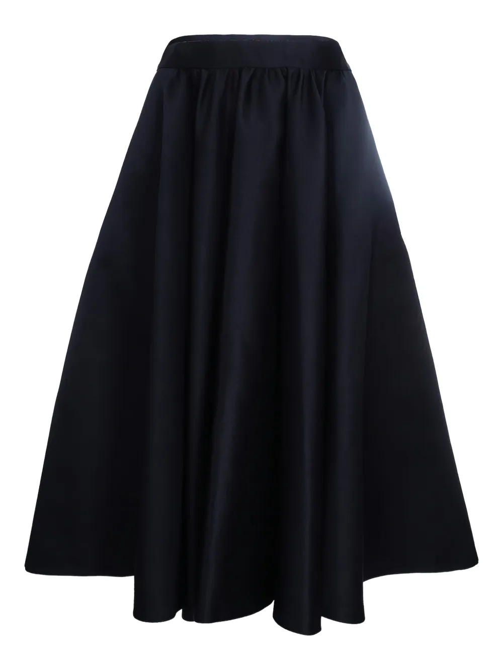 Max Mara jupe mi-longue à design froncé | noir | Image 1