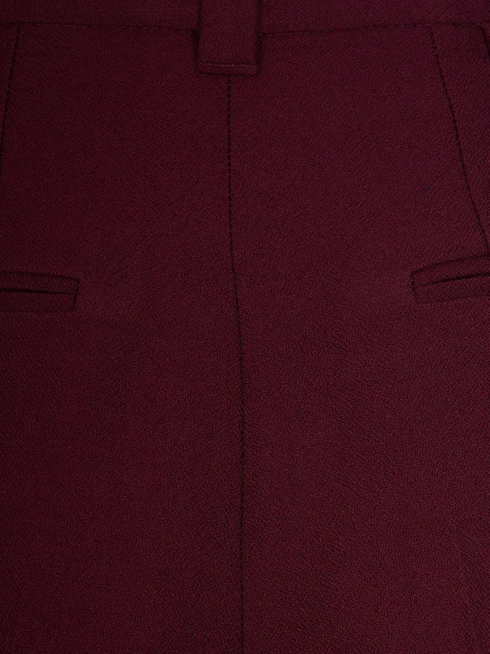 Marella Pantalone Tailored Bordeaux In Burgundy