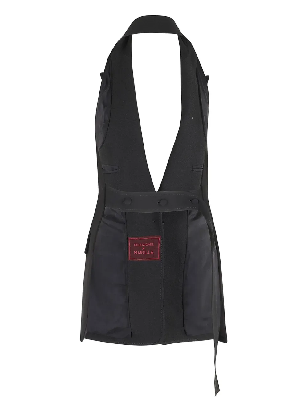 Marella Pocket Single-button Jacket In Black