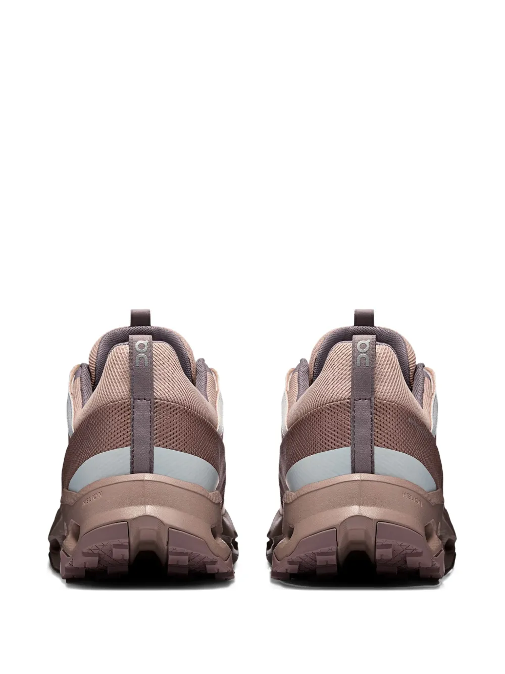 On Running Sneakers met geperforeerd detail Bruin