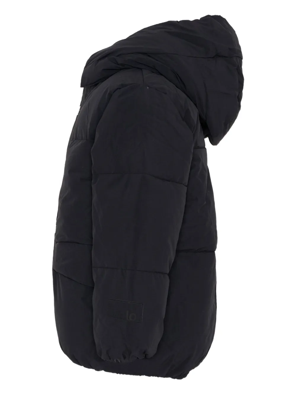 Molo Hooded Pocket Jacket In Black