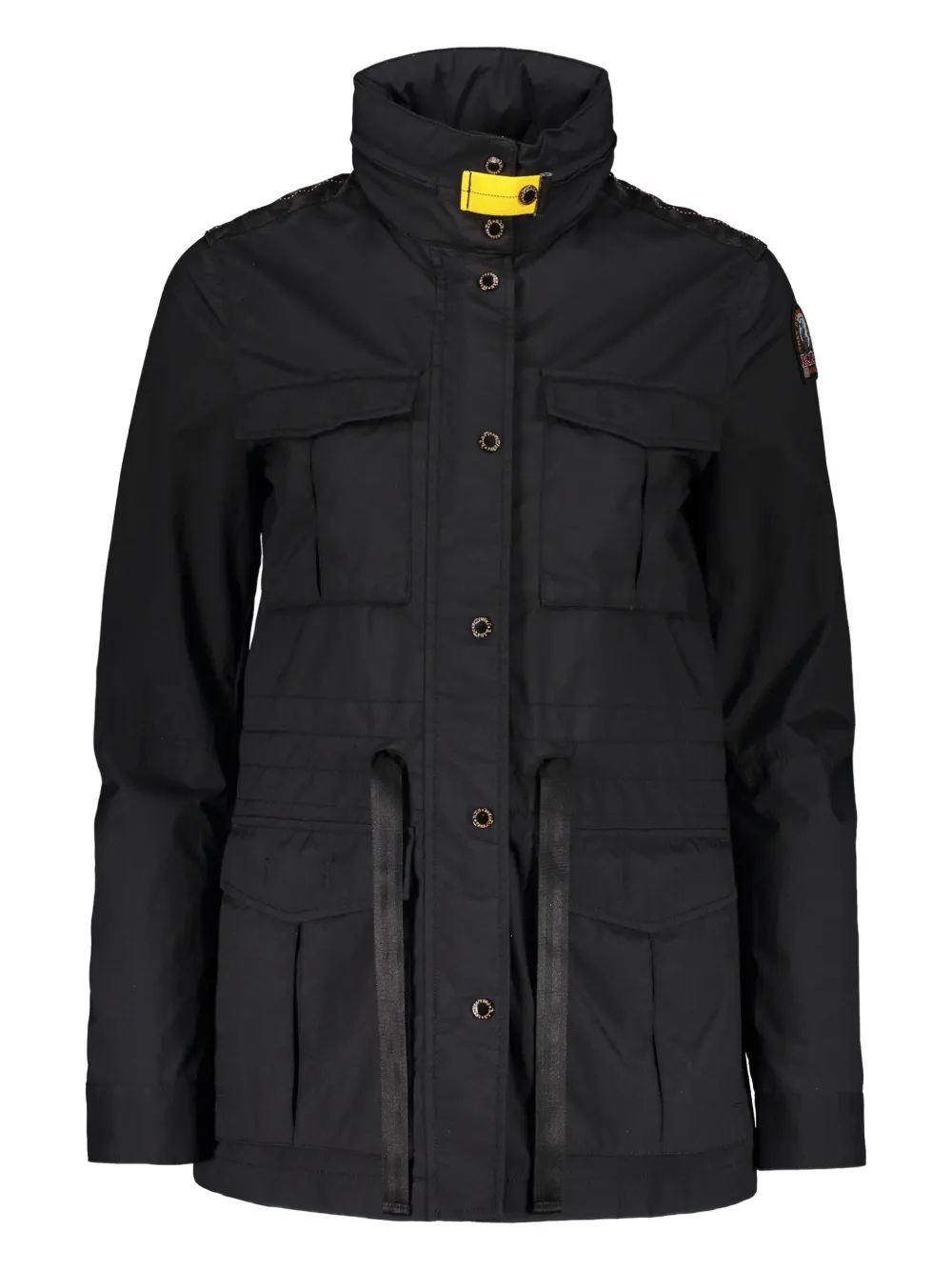 Parajumpers Lightweight Jacket With Collar And Pockets In Black