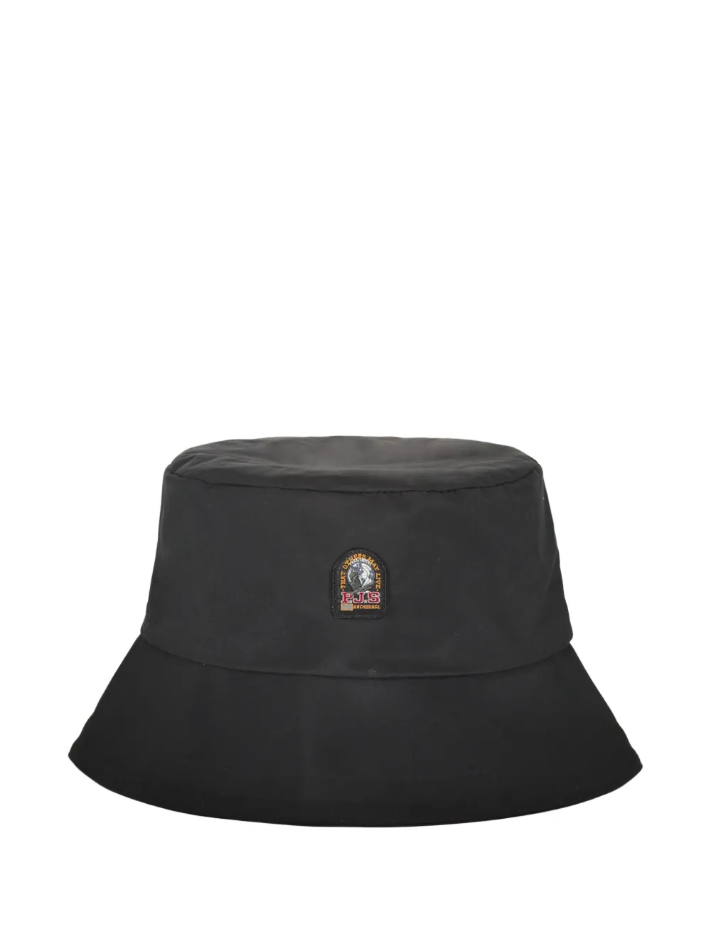 Parajumpers embroidered logo bucket hat | Black | Image 1