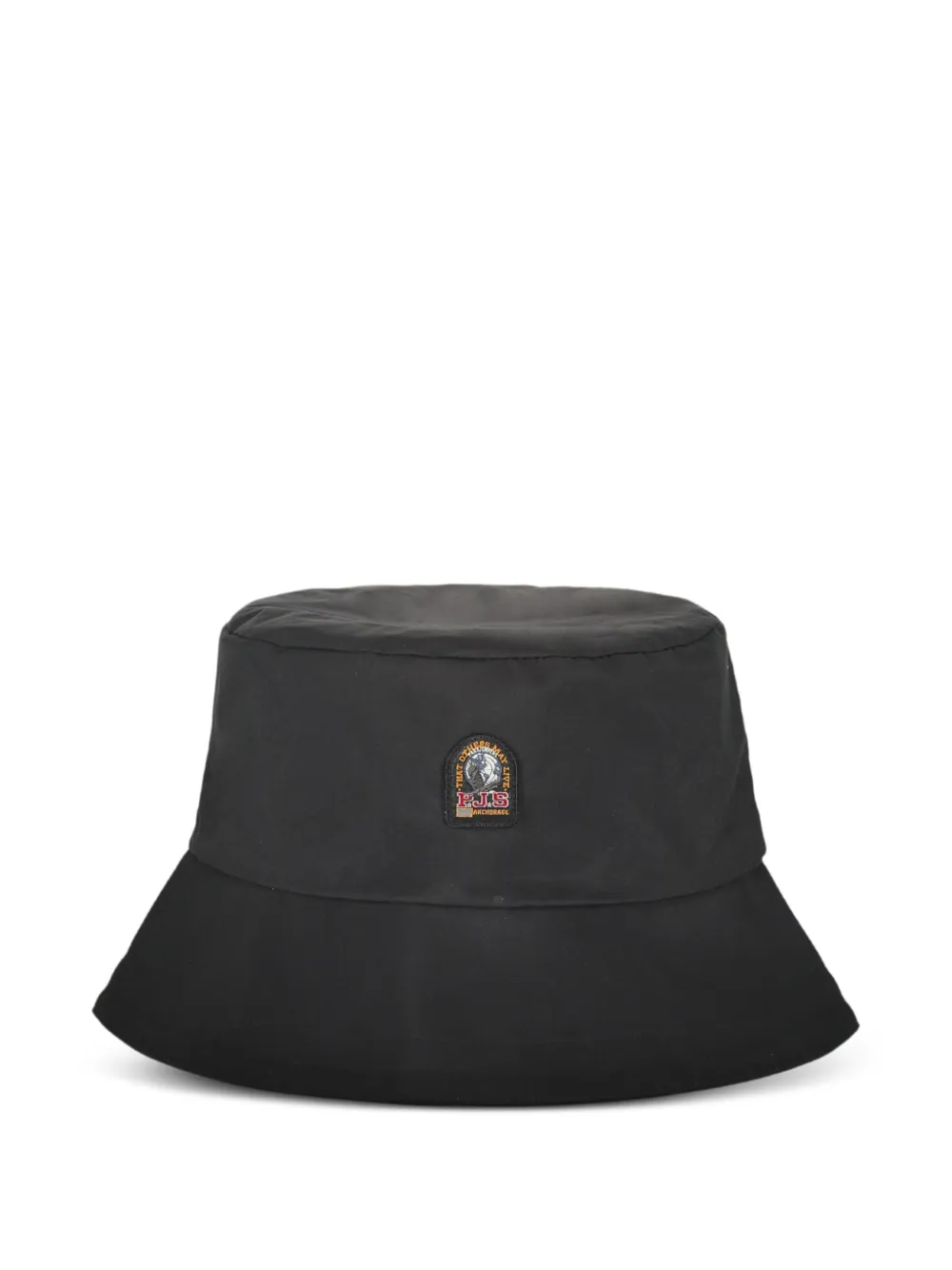 Parajumpers embroidered logo bucket hat | Black | Image 1