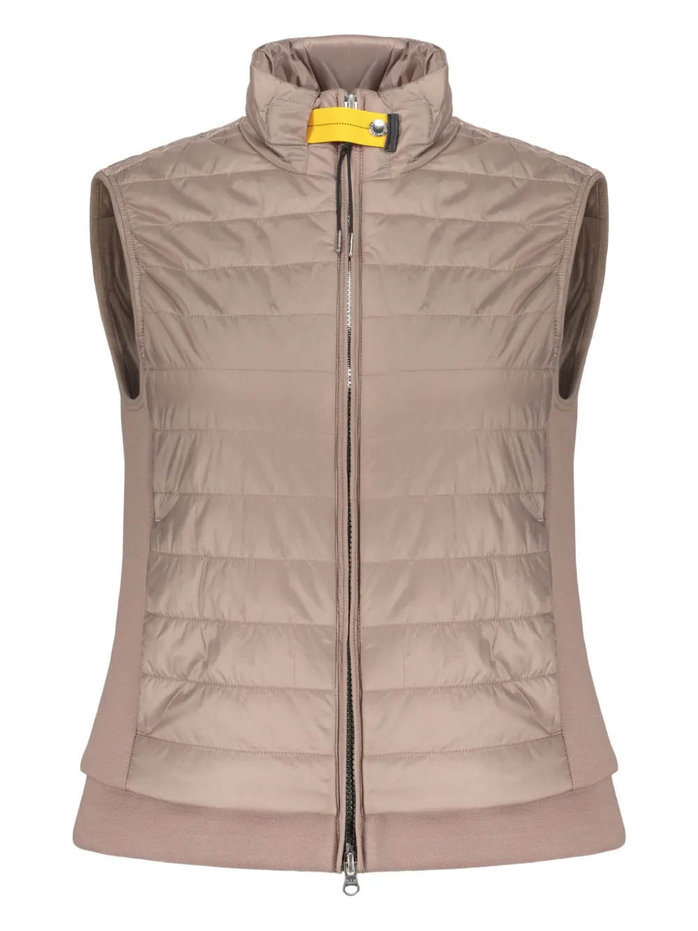 Parajumpers Lightweight Sleeveless Jacket With Zip And Pockets In Brown