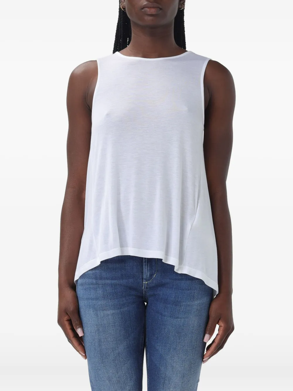 DONDUP top con cuello redondo | blanco | Image 1