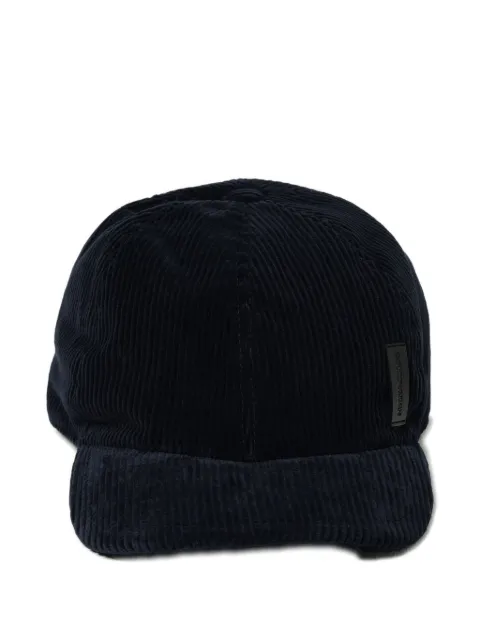 Emporio Armani corduroy baseball hat