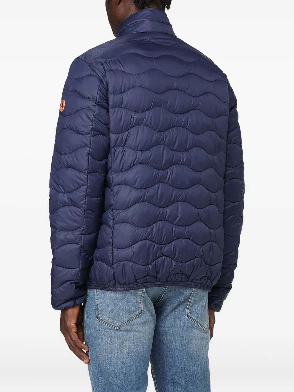 Save The Duck Whirl Quilted Jacket In Blue