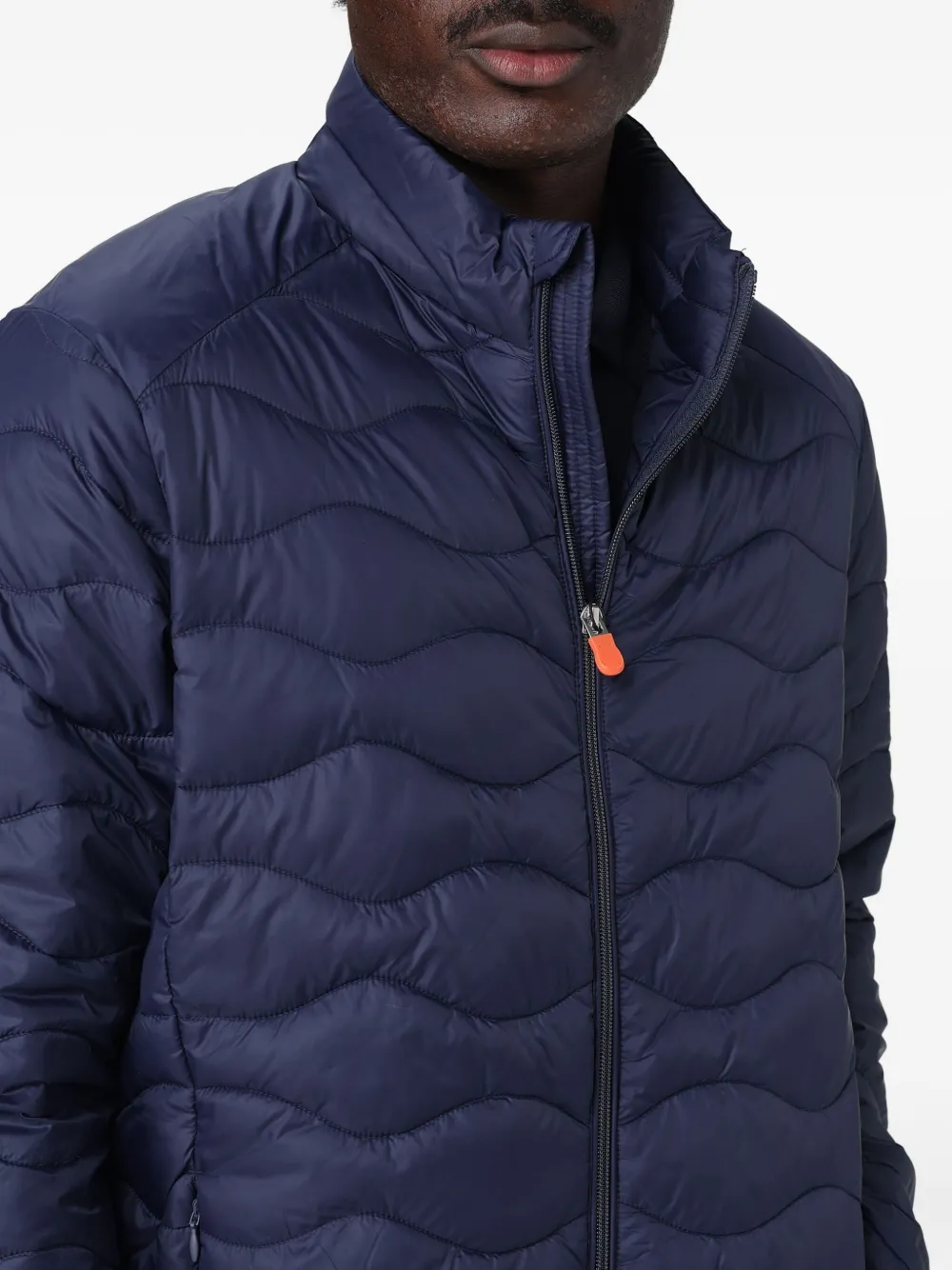 Save The Duck Whirl Quilted Jacket In Blue