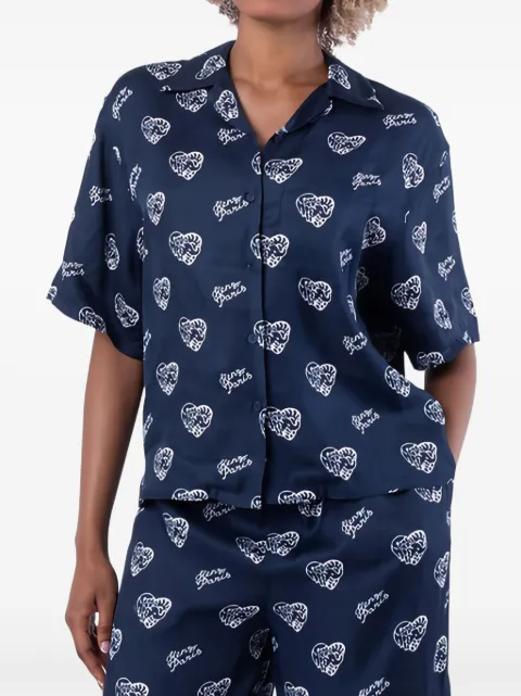 Kenzo heart-print shirt