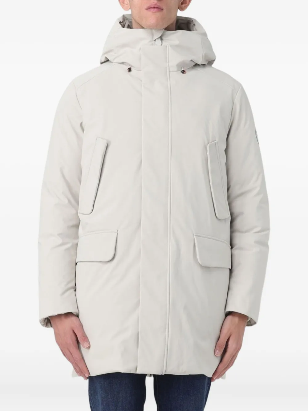 Save The Duck Wilson hooded coat | Grey | Image 1