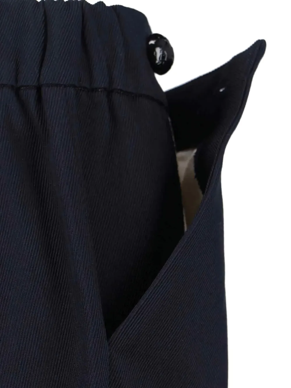 Sibel Saral Broek met knoopsluiting Blauw