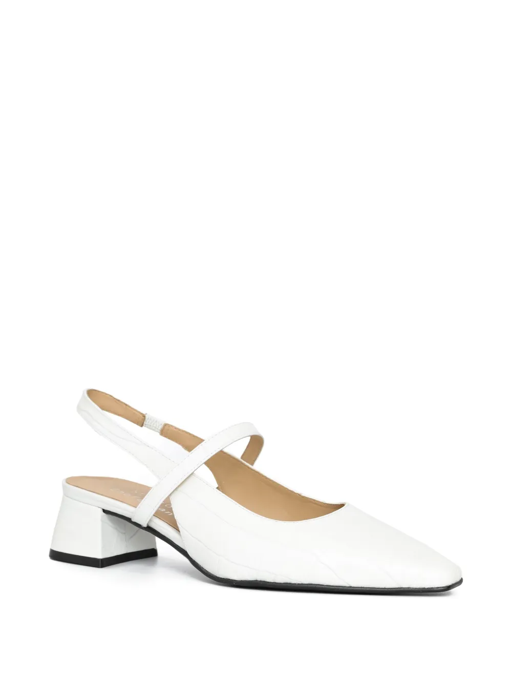 Studio Chofakian Studio 162 Slingback Pumps In White