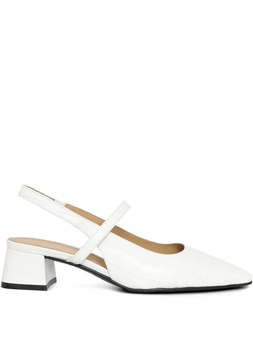 Studio Chofakian Studio 162 Slingback Pumps In White