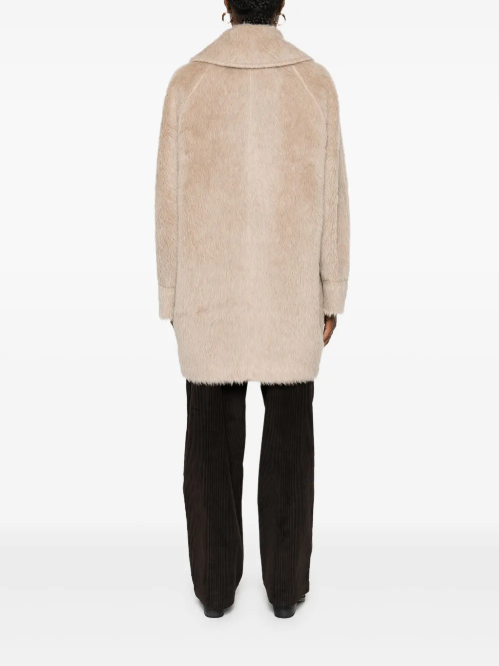 Tagliatore Lillian jas met dubbele rij knopen Beige