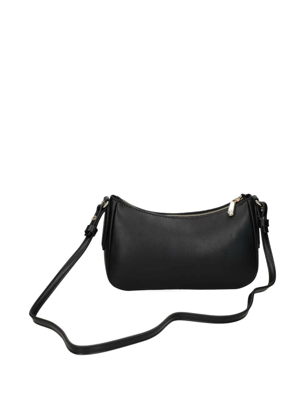 BOSS Numah leather shoulder bag - Zwart
