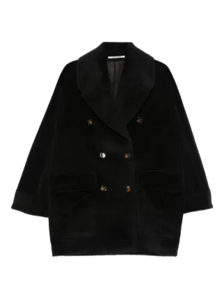 Tagliatore Lillian double-breasted Coat | Black | FARFETCH