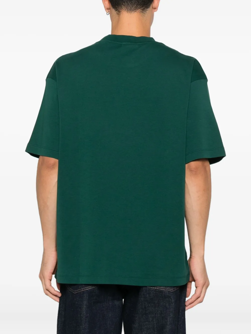 Drôle De Monsieur T-shirt met grafische print Groen