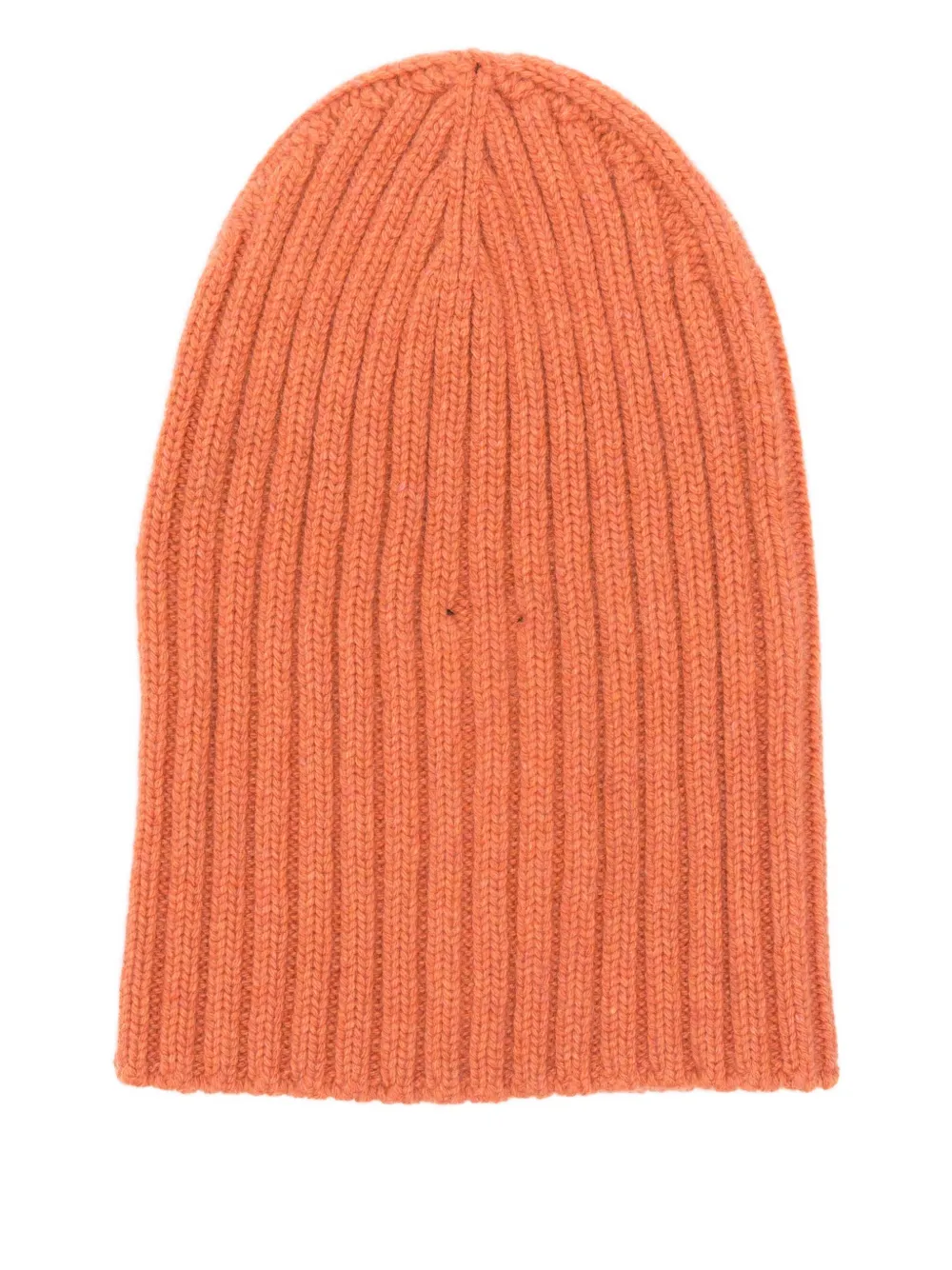 Cenere GB ribbed beanie hat | Orange | Image 1