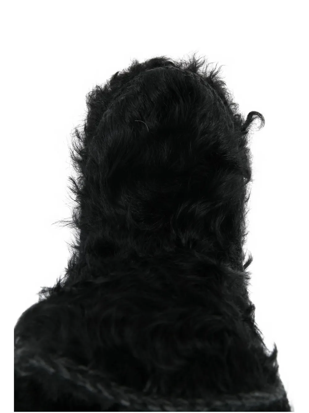 Mou Brushed-effect Ankle Boots In Black