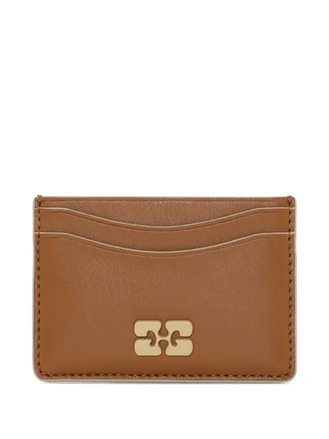 GANNI Portacarte con applicazione logo