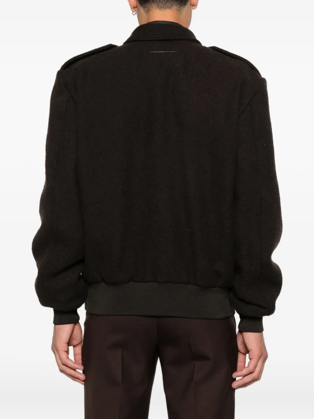 MM6 Maison Margiela Jack met ritssluiting Bruin