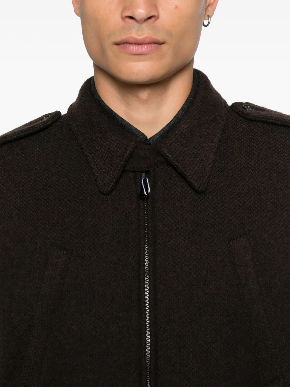 MM6 Maison Margiela Jack met ritssluiting Bruin