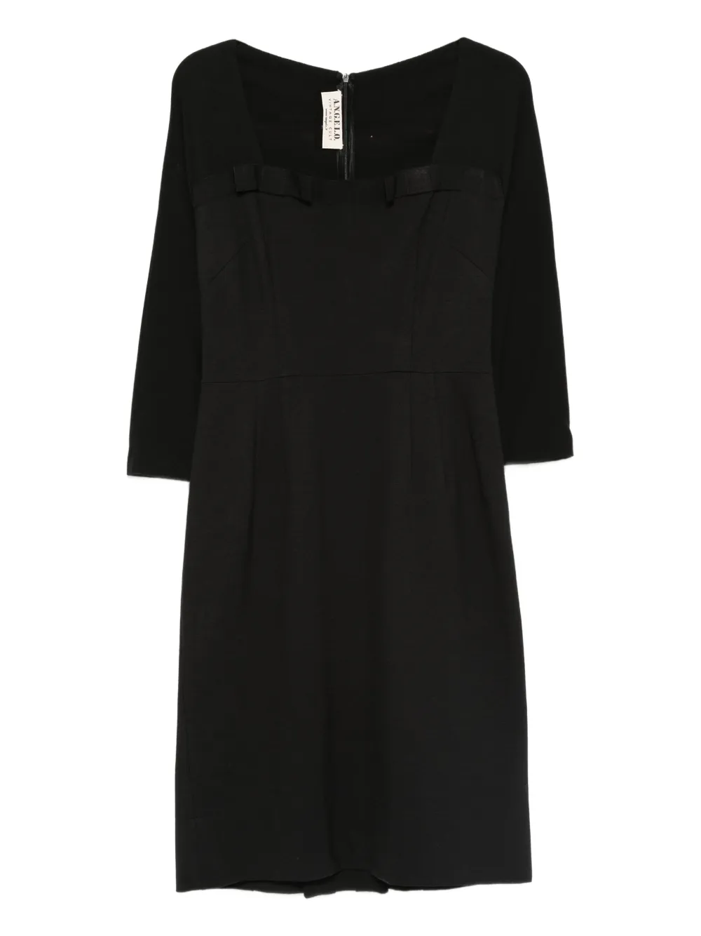 A.N.G.E.L.O. Vintage Cult 1950s リボンディテール ドレス - ブラック A.N.G.E.L.O. Vintage Cult 1950s リボンディテール ドレス - ブラック