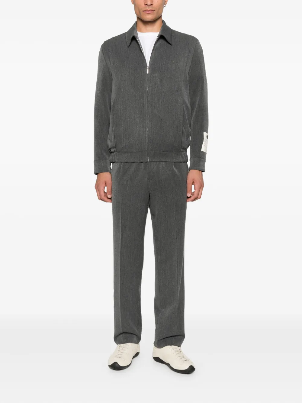 New York Resident Geplooide pantalon - Grijs