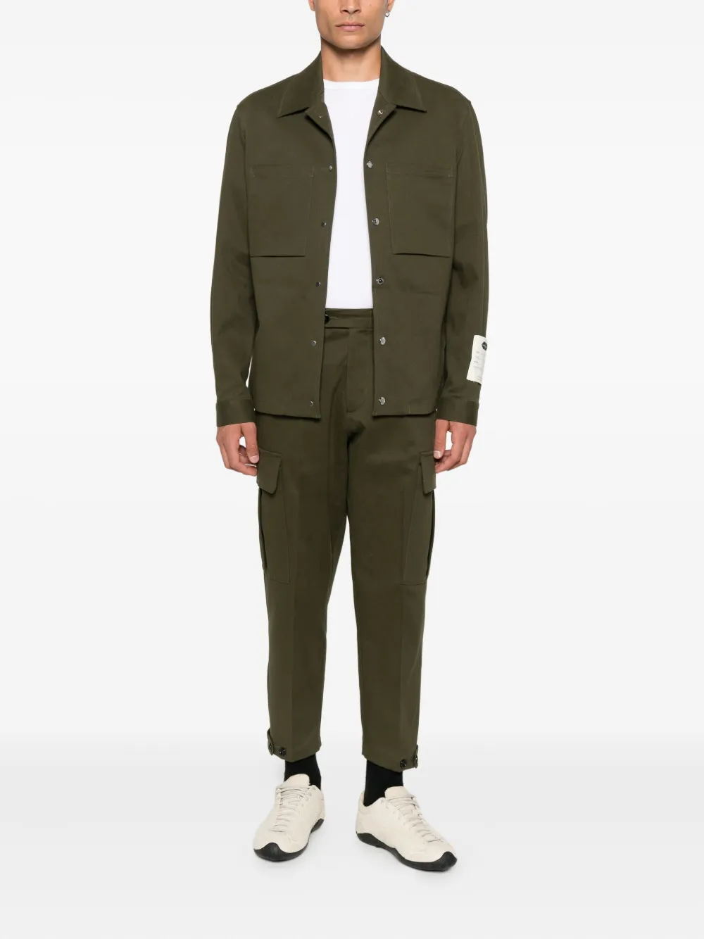 New York Resident Straight broek en cargo-zakken - Groen