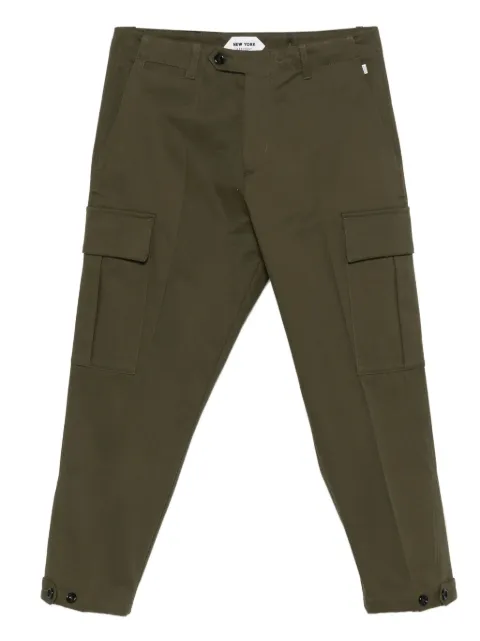 New York Resident pantalones recto con bolsillos cargo