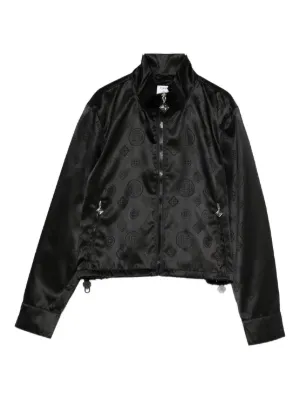 PATOU ジャケット Patou サテン クロップドジャケット | ブラック | FARFETCH JP